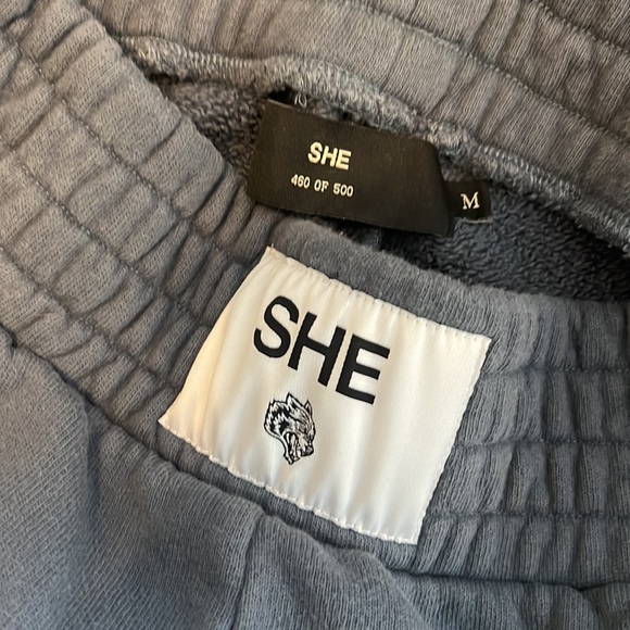 “SHE” midnight blue shorts - Picture 3 of 4